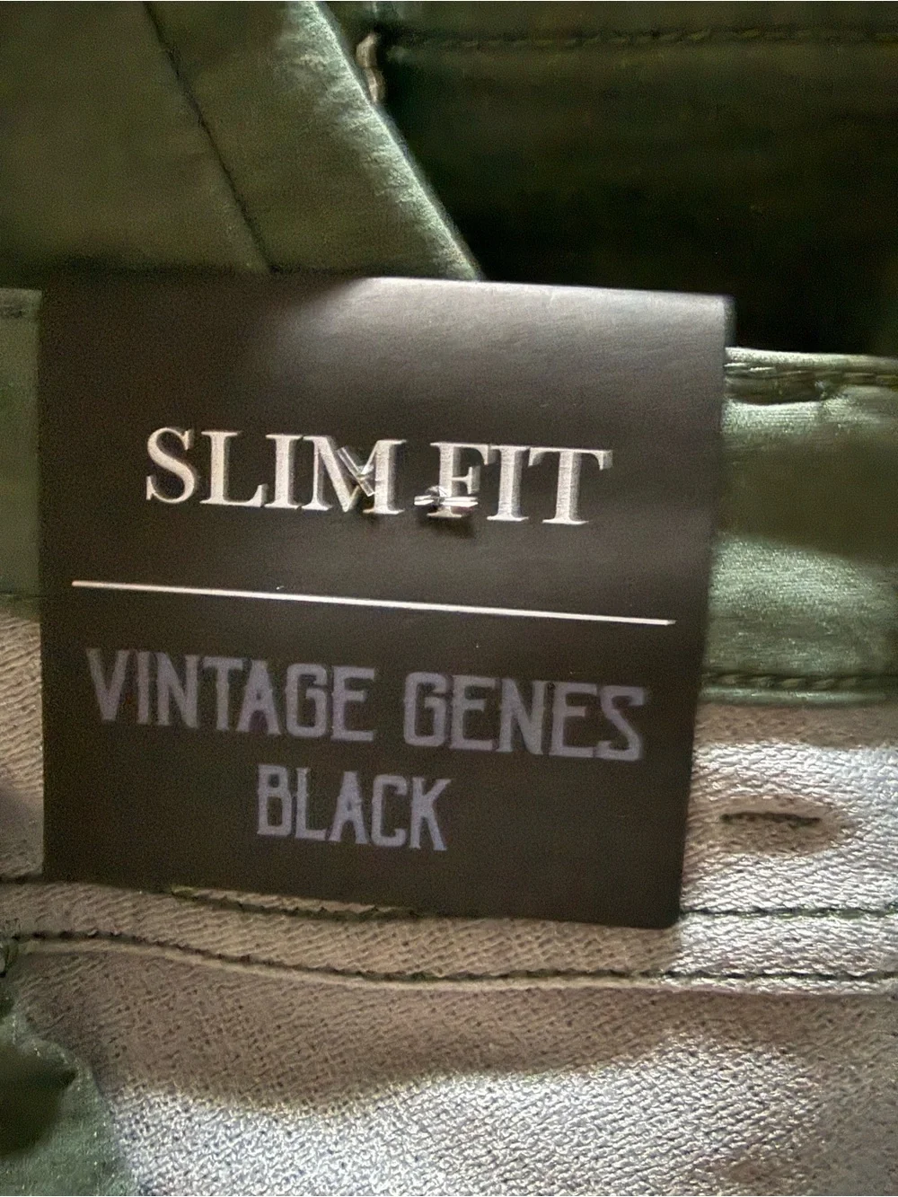 Vintage Genes Black slim fit